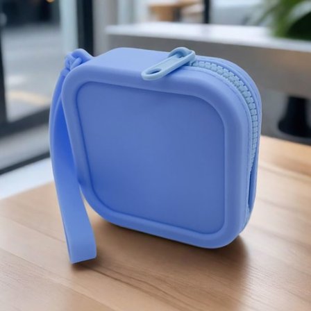Vattentät plånbok Myntväska Mini Zipper Silikon Organizer Travel Pouch Hörlursväska