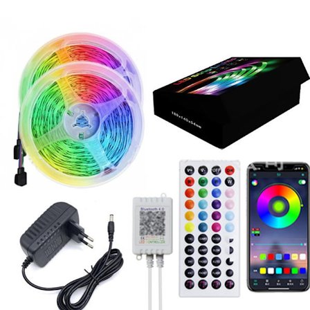 30M LED-nauhavalosarja Bluetooth-sovelluksen ohjauksella