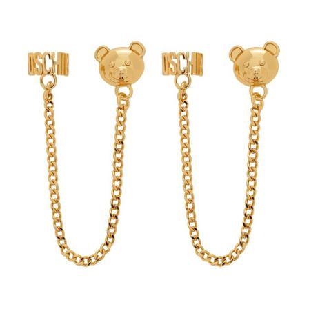 Moschino, Earrings Geel, Dames, Maat:ONE Size