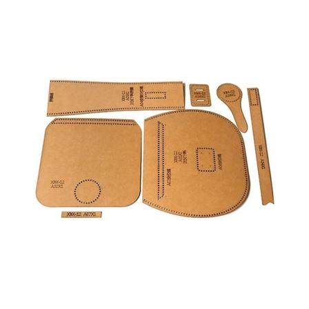 DIY Lærverktøysett Kraft Håndveske Sy Mønster DIY Håndlaget Håndverk Mal Ferdig Produkt Størrelse