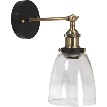 PR Home Kappa Vägglampa 14 cm Lampor Svart