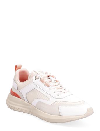 Feminine Material Mix Runner Lave Sneakers Hvit Tommy Hilfiger