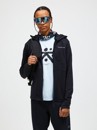 Peak Performance - Trail Polartec Power Grid Zip Hood Men