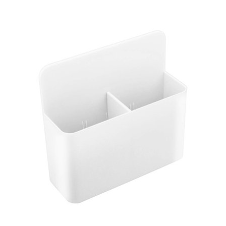 Magnetisk Penalhus Opbevaringsreol, Magnetisk Penholder Whiteboard, Køleskab, Opbevaring Penalhus Opbevaringsboks Skabstilbehør Skole, Kontor - Hvid