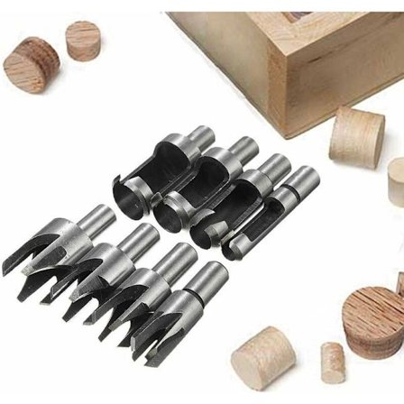 8 stk. HSS træpropfræser træskæreværktøj propbor træpropfræser bor 6mm/10mm/13mm/16mm