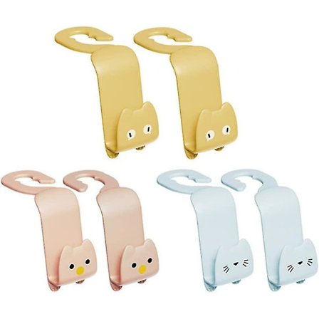 Bil Hovedstøtte Kroge Bil Opbevaringskroge Bagsæde Hovedstøtte Hængere Auto