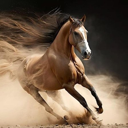 Häst Affisch Storlek 21×30 CM