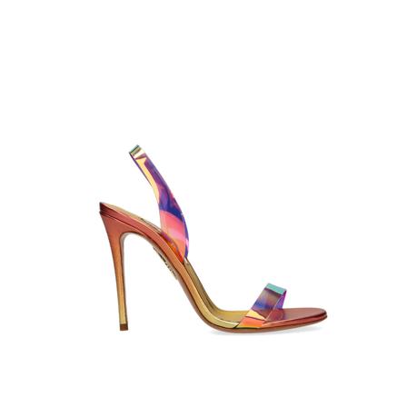 Aquazzura Sandaler Orange, Dame Sandaler med hæl, Størrelse: 39 EU