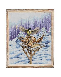 Stramalj Vinter Fåglar