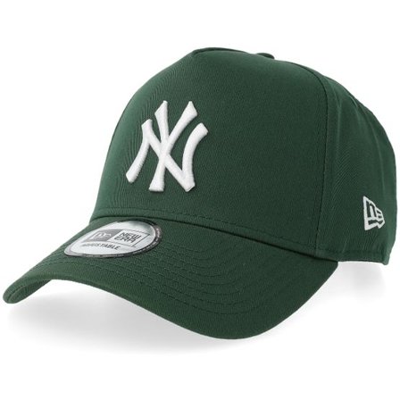 New Era - MLB Grön adjustable Keps - New York Yankees League Essential Dark Green A-frame Adjustable @ Hatstore