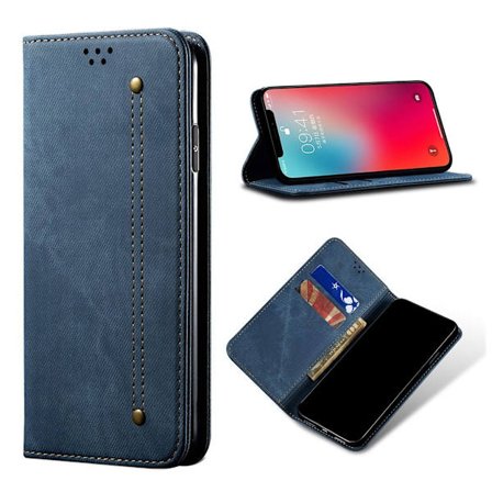 Jeans iPhone 12 Pro / iPhone 12 fodral - Blå