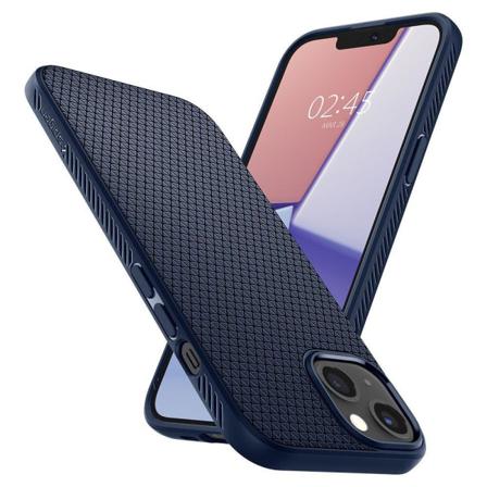 Spigen Liquid Air Skal Iphone 13 - Navy Blå Blå