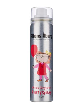 Millas Färgglada Partyspray 80 Ml Hiustarvikkeet Punainen Alfons Åberg