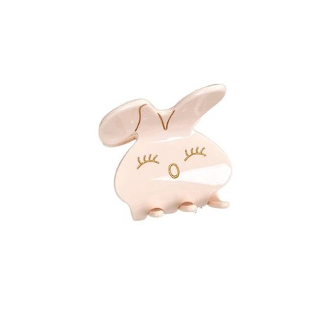 Grip.Acetat Kanin Hår Kløer Hårklemmer Hestehale Holder Hajklemmer Hårnåle