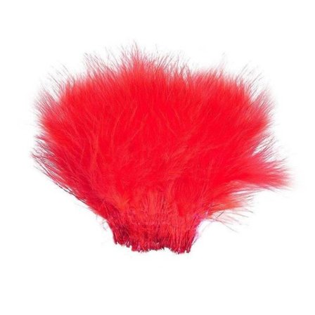 Wolly Bugger Marabou - Fl.Red