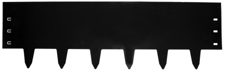 Jabo Odla 10294 Kantskydd 10-pack, svart, 2000 x 290 mm, Odling