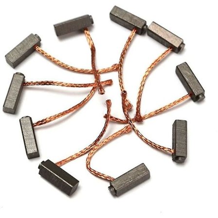 10 stk. Universal Motor Kulbørste Udskiftning Børste Motor Wire Generator Børste