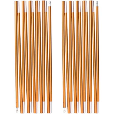 3,6 m Tetne stolpe aluminiumlegering tältstolpe 2 reparationskit vandring camping a