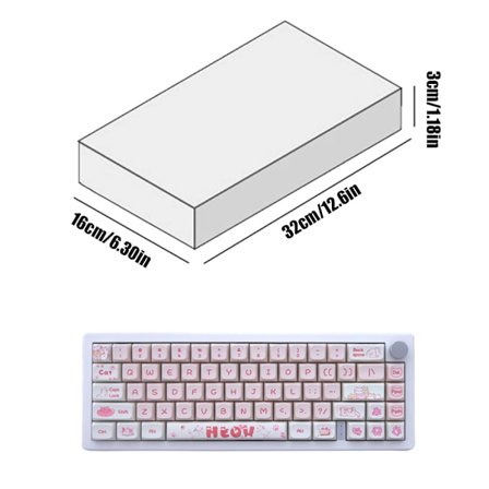 PBT-näppäinhattu Englanti 133/127 näppäimen kesäinen jää-näppäinhattu tuhma kissa -näppäinhattu