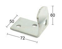 Habo 99176 Slutbeslag stål, vinkel, Dør- & vinduesbeslag