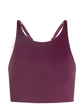 Topanga Bra, Cross-Back Purple Girlfriend Collective