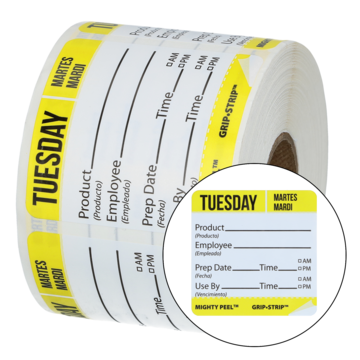 ETIKETT TUESDAY STOR