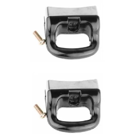 2 stk. grydehåndtag trykkoger øreplade kort side