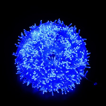 100M 600 LED Lyskæde Udendørs Karneval Bryllup Indendørs Havebelysning