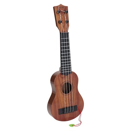 Ukulele Guitar til Børn 4 Strenge Pædagogisk Livagtig Bærbar Musikalsk Ukulele Legetøj til Begyndere Type 2