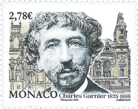 Monaco - Charles Garnier - Postfrisk sæt