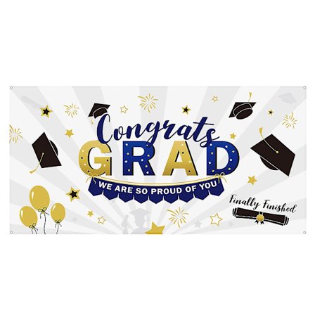 Dekorationer för examen Grattis Examen Fest Bakgrund