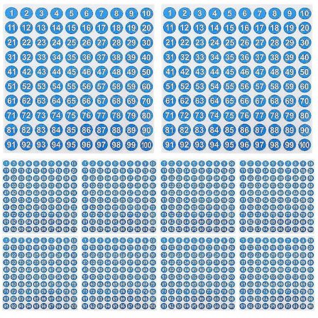 50 Arkkia Numerotarroja Numerotarrat Vaatteiden Luokittelutarrat Vaatteiden Numero