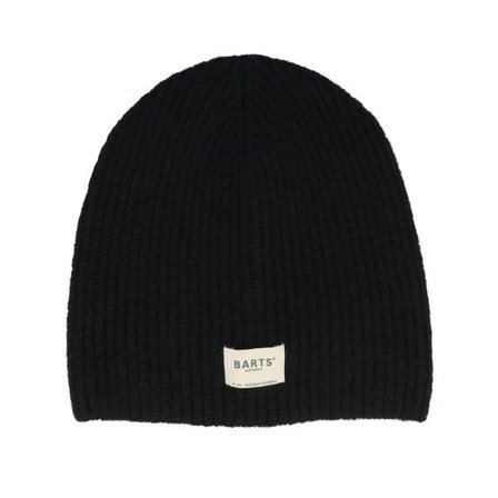 Barts - Svart traditionalbeanie Beanie - Darty Black Beanie @ Hatstore