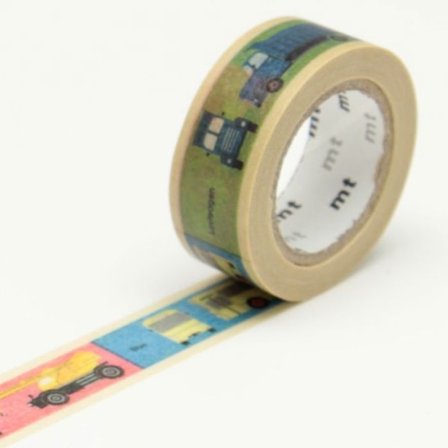 Masking Tape MT Kids multicolor køretøj
