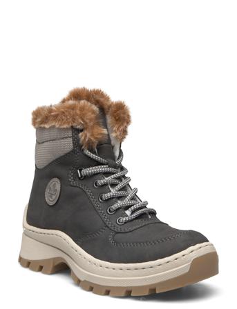 X9335-45 Shoes Wintershoes Winter Boots Grå Rieker