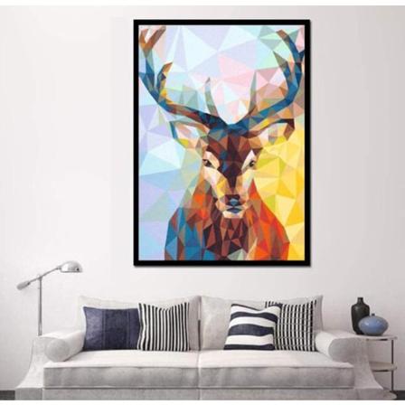 Animal Elk Diy Diamond -tarra (30*40cm)