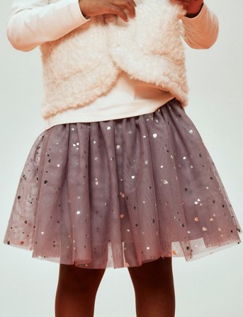 name it Nmfterana Tulle Skirt - Purple - 104