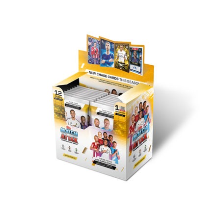 Topps - Svart Trading Cards - Match Attax Champions League 25/26 Cards Box - 32 Packs (384 Cards) @ Hatstore