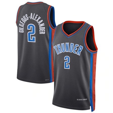 2023 Nya säsongens NBA City Edition Jersey OKC NO. 2 M