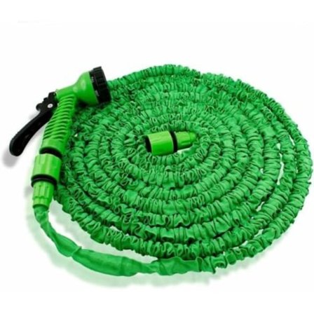 Expanderbar trädgårdsslang, lyxig, flexibel och starkare trädgårdsslang med sprutmunstycke - 15 meter--.pa