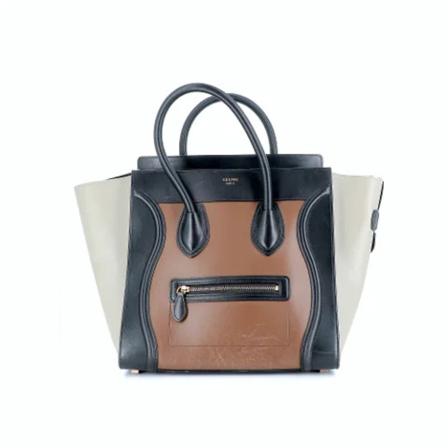 Celine Vintage, Pre-owned Handbag Bruin, Dames, Maat:ONE Size,leer