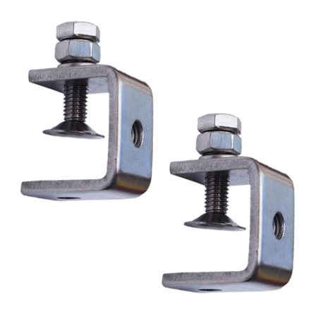 2 kpl C-puristimet ruostumatonta terästä 30 mm kodin kunnostukseen