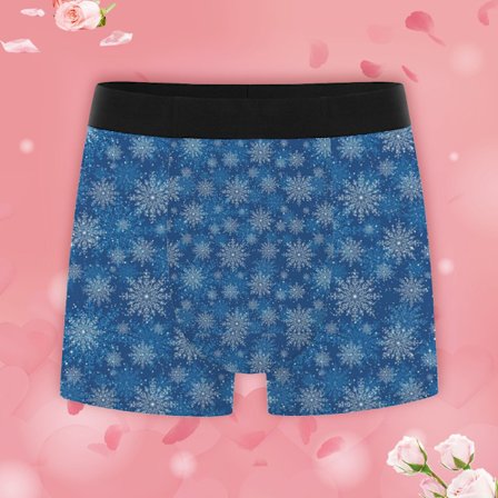 Lumitähti-kuvioiset bokserit miehille, hengittävät ja kosteutta siirtävät alushousut aktiivisiin päiviin