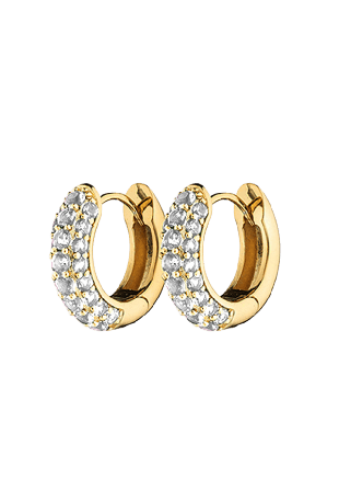 Charlotte Bonde STHLM Timeless Tiny Hoops Smycken & klockor Dam Guld ONESIZE
