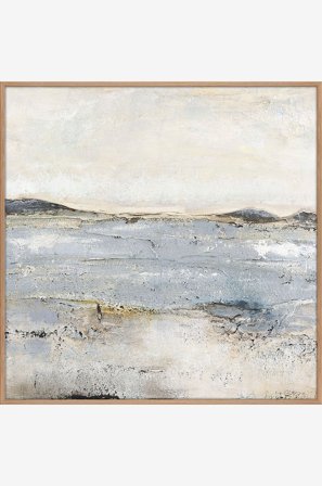 Malerifabrikken - Design Målning / Trace Of Nature / 100x100 Cm / Ekram - Blå - Tavlor - 100X100 - Från Homeroom