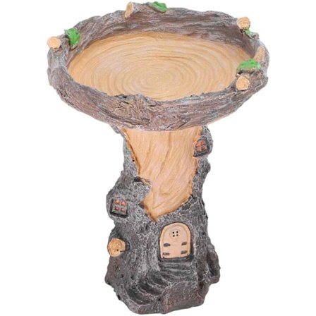 Harpiks Træ Fuglebad Polyresin Antik Have Fuglebad til Hjem G