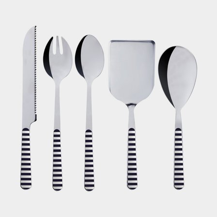 Couverts de service Marine Business Kitchen Blue, bleu/blanc, 5 piéces
