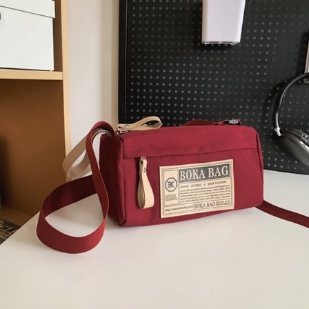 Oxford Tote Bag Axelremsväskor VINRÖD