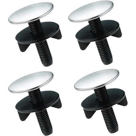 4 stk. hanehul-dæksel, køkkenhanehul-dæksel, vaskhanehul-prop, rustfrit stål hanehul-dæksel til køkkenvasktilbehør, Hom