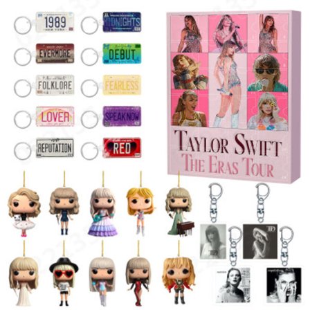Taylor Swift Julekalender 2024 - Julegave, Fødselsdag, Nedtælling